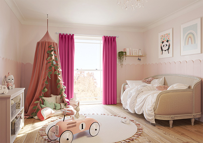 Ascot, Bright Pink - Made to Measure Curtains - Image 8